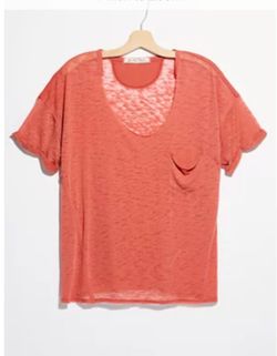 New Free People Summer Sky Tee Shirt Size Large