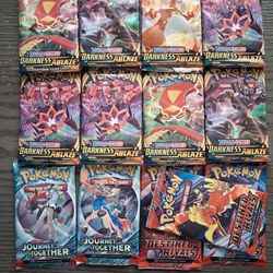 Opened Pokemon Packs With Rivals Tin And Accessories 