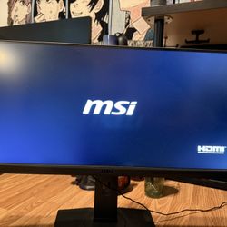 MSI Ultrawide Monitor w/ HyperX Mic