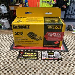 DEWALT 20-Volt Maximum XR 5.0 Ah Battery and Charger
