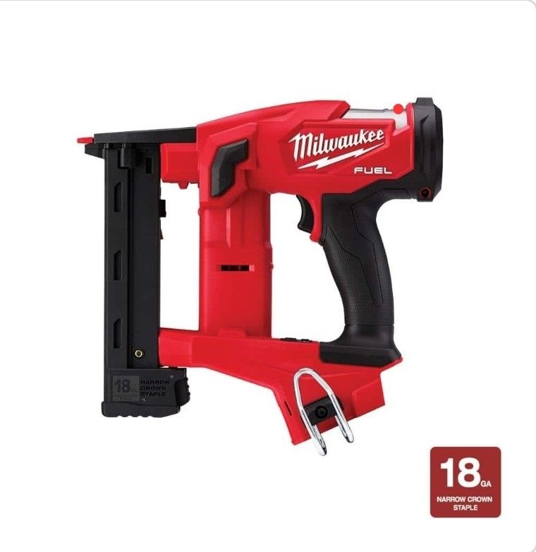 M18 FUEL 18-Volt Lithium-Ion Brushless Cordless 18-Gauge 1/4 in. Narrow Crown Stapler (Tool-Only)
