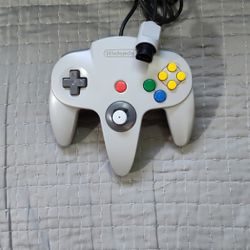 Working Nintendo 64 gray controller OEM - fully functional - N64 Controller 
