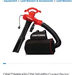 Craftsman Leaf Blower And Vacuum