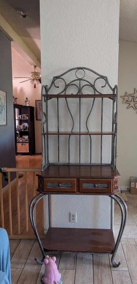 Bakers Rack Kitchen Or Entrance