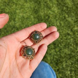 Vintage Monet Clip On Earrings