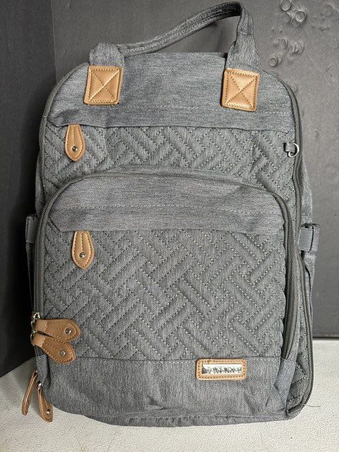 Diaper Bag Backpack iniuniu Large Unisex Baby Bags Multifunction Travel Back Pack for Mom and Dad with Changing Pad and Stroller Straps Dark Gray