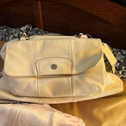 Coach -Bone Color purse