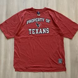 Vintage Reebok Gridiron NFL Classic Property of Texans Shirt  Mens Large 