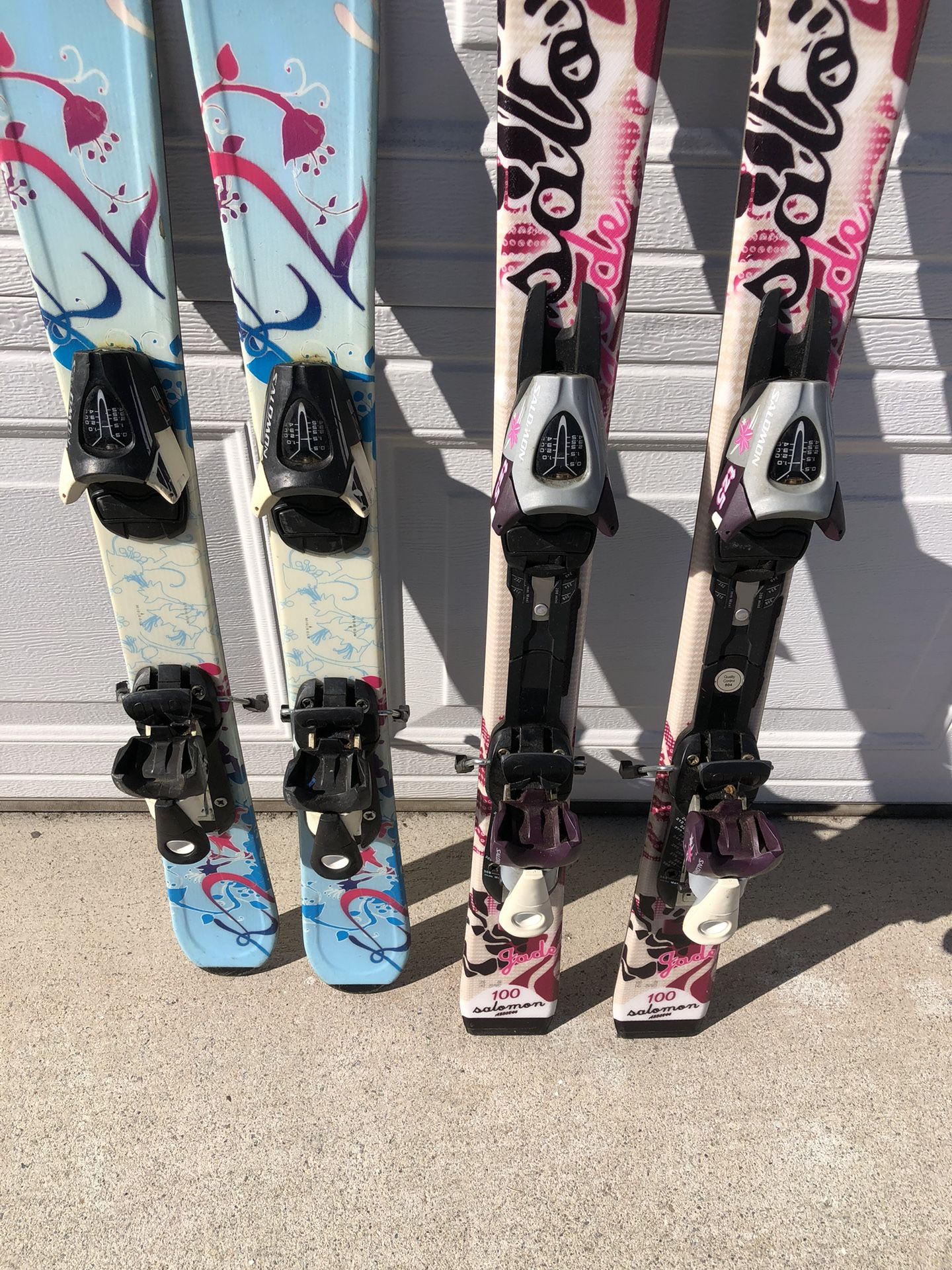 salomon girls ski Stance W 88 Skis and 168 cm Salomon QST Lux 92 Women's