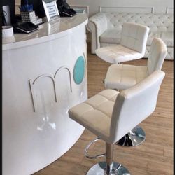 New Adjustable Bar Stools, barstools, barstool, bar stool, Sillas, Dining Chairs, chair, chairs, cadeiras (4 colors Red, Black, White, Gray)