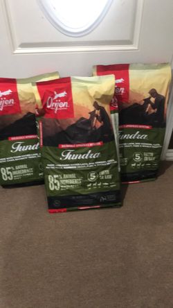 Orijen Tundra Bundle 3 bags 23.5 lbs each Exp 2027!