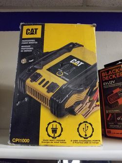 Cat 1000w Professional Power Inverter With Two Usb Ports Like New