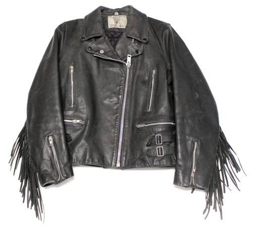 (Ladies) Drag Specialties Leather Biker Jacket