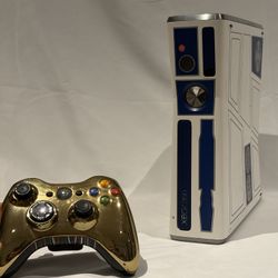 Xbox 360 Star Wars R2-D2 Edition Console Kinect Gold Controller