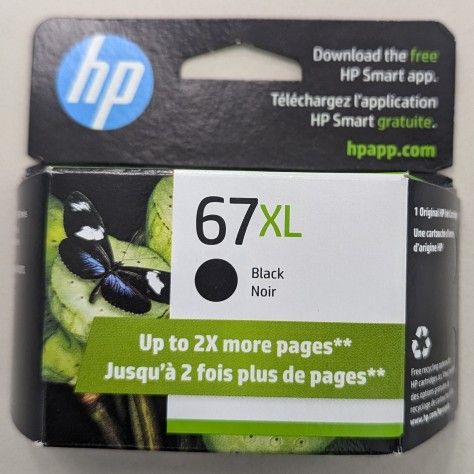 Brand New HP 67XL Ink Cartridge!