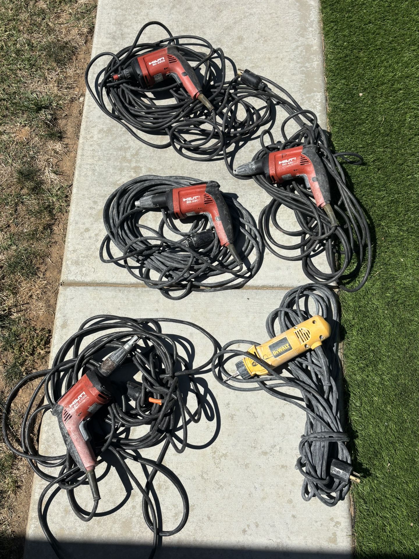 Screw Guns for Dry Wall ($45 each)