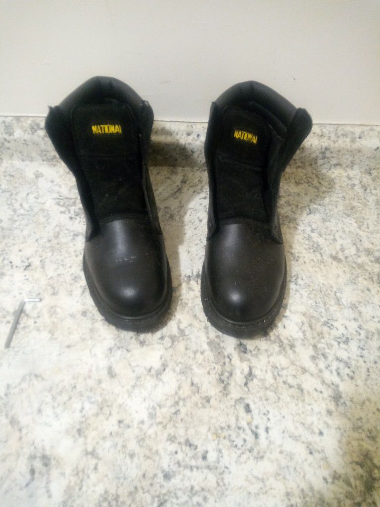 Steel Toe Construction Boots Size 15