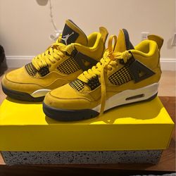 ⚡️ Jordan 4 Lightning Retro Stock X verified