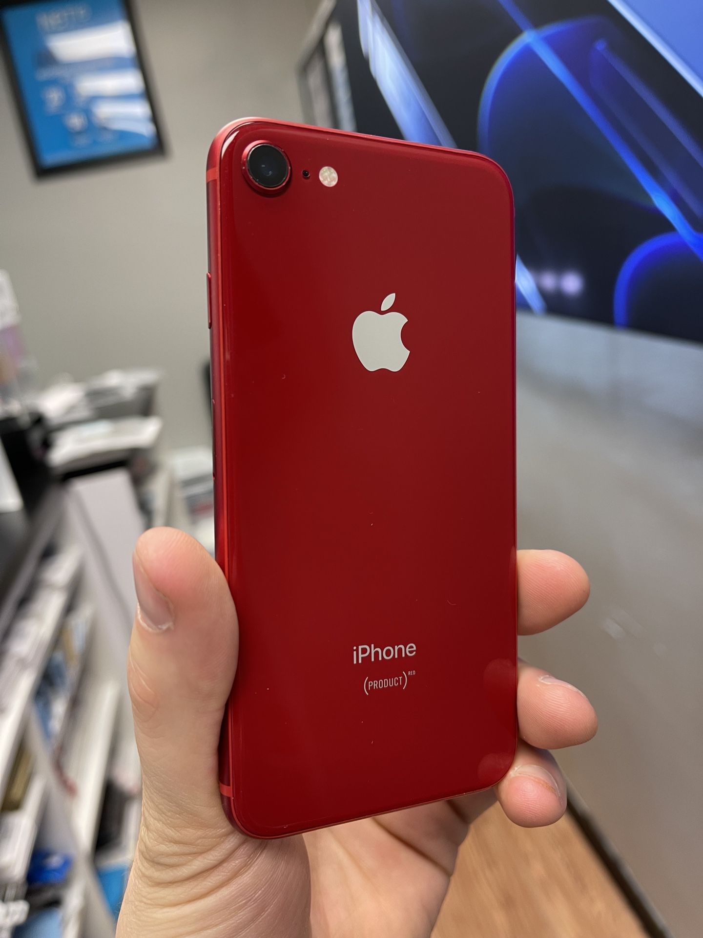 Unlocked iPhone 8 64gb Red