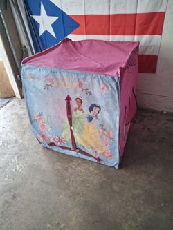 Girls play hut