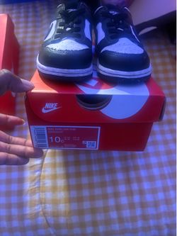 Panda dunks kids size 10c