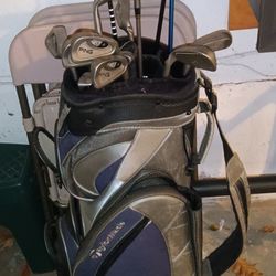 Set Of Golf Clubs  With Bag 