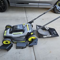 Working, Ryobi 40v HP Electric Lawn Mower w/ Bag (NO BATTERY)