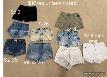 Shorts size 2/25-4/26-9/28 see photos