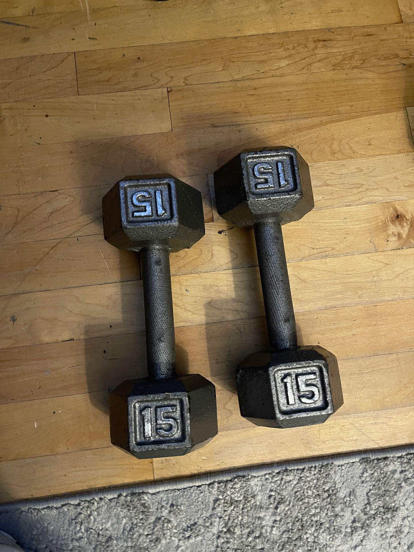 15 dumbells set