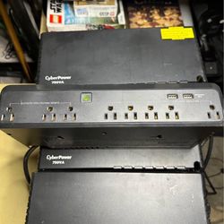 CyberPower SL700U/SL750U Slim Line Battery Backup 750 VA 375 watts - NO BATTERY