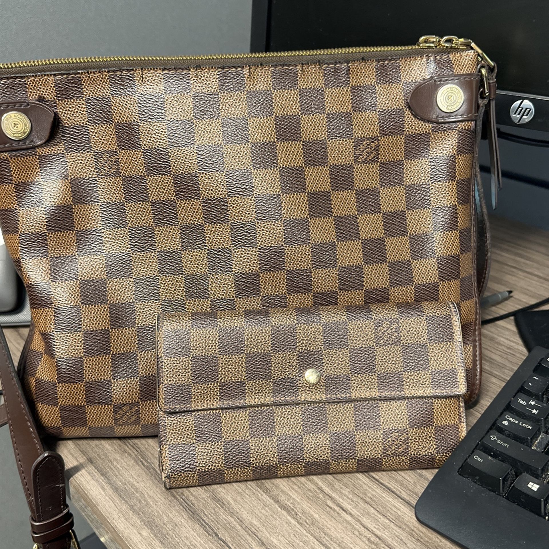 Louis Vuitton, Crossbody Purse And Matching Wallet,All Products : American Fashion Style Bags On Sale