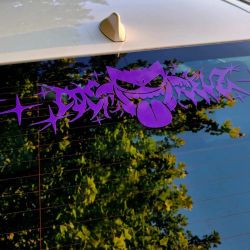 Custom Car Decals/Calcomanías personalizados para autos