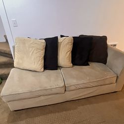 118” Sofa Sectional couch