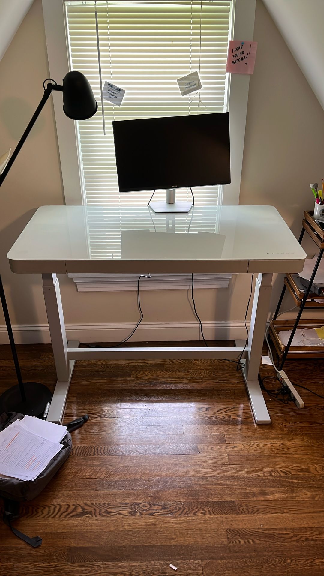 Adjustable Glass Desk (Electric)