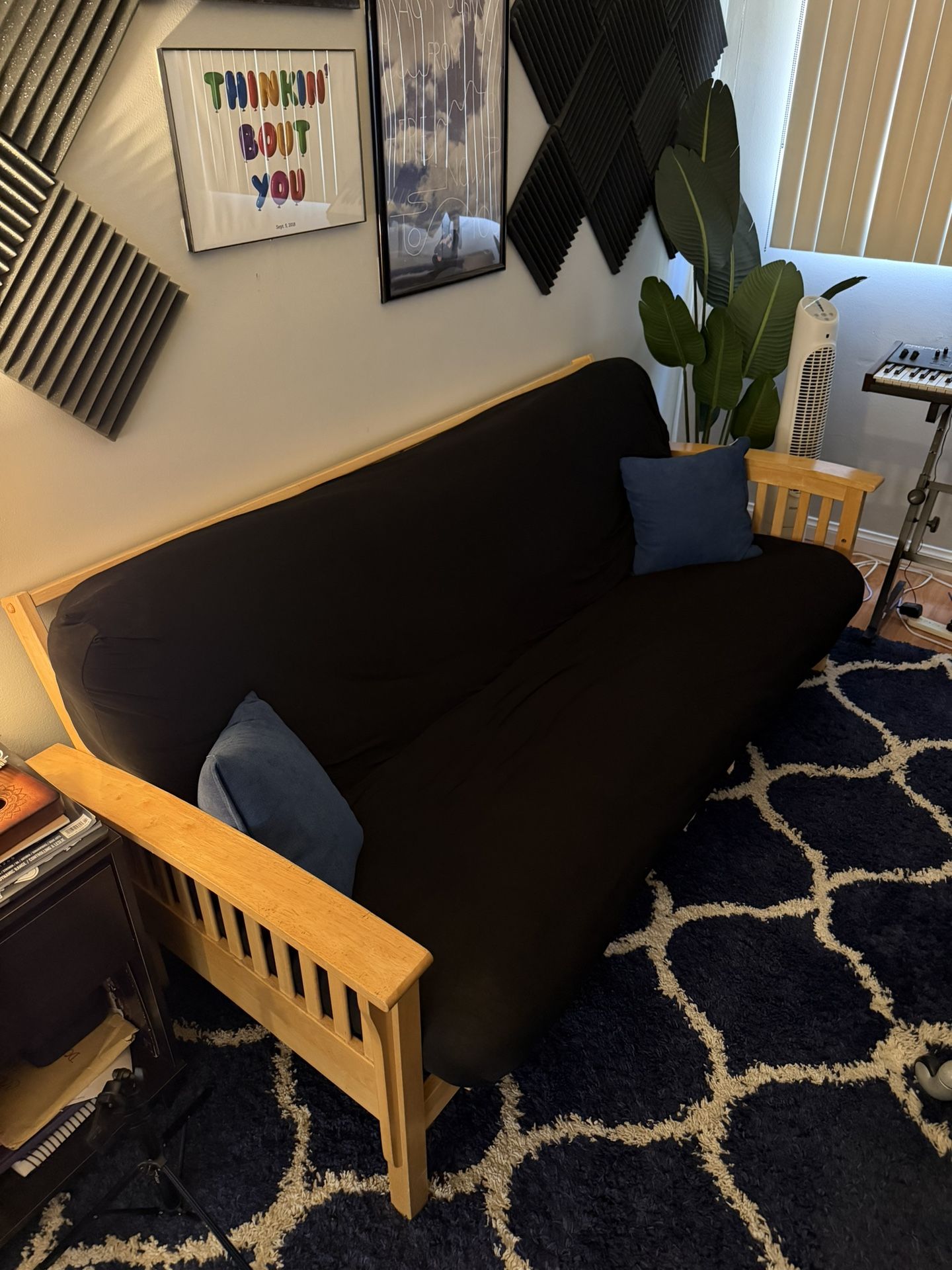 Futon - Light Wood Finish