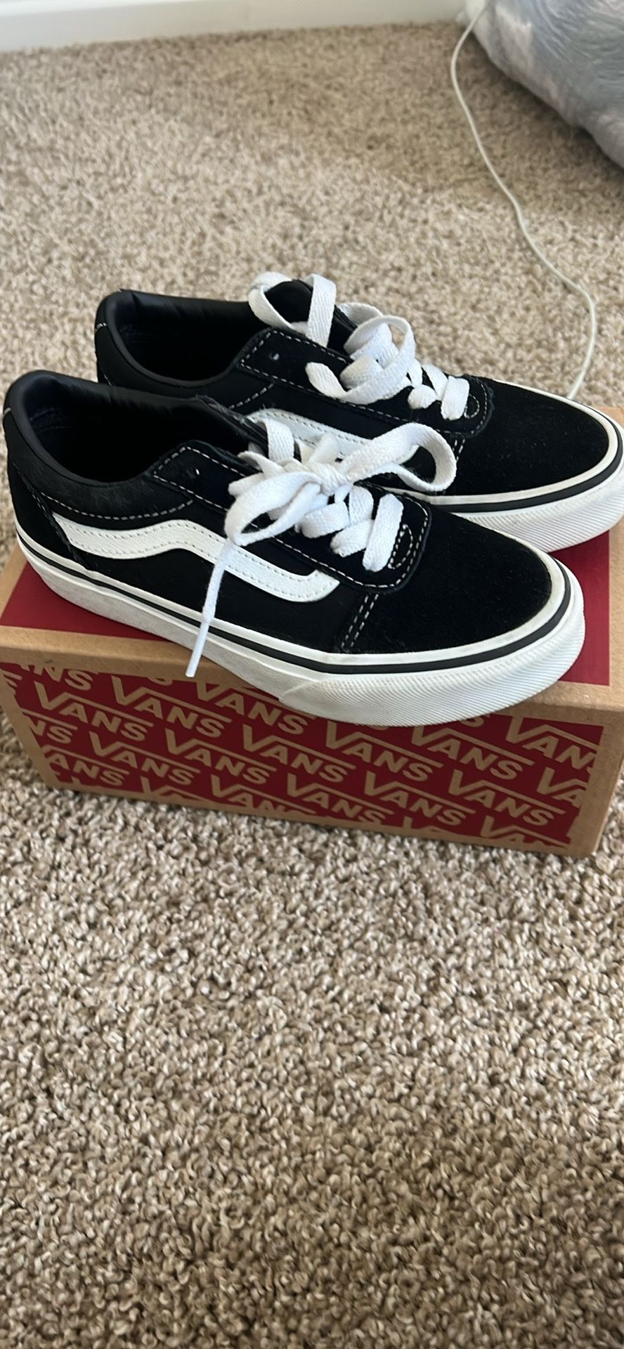 Size 13 Boys vans Like New