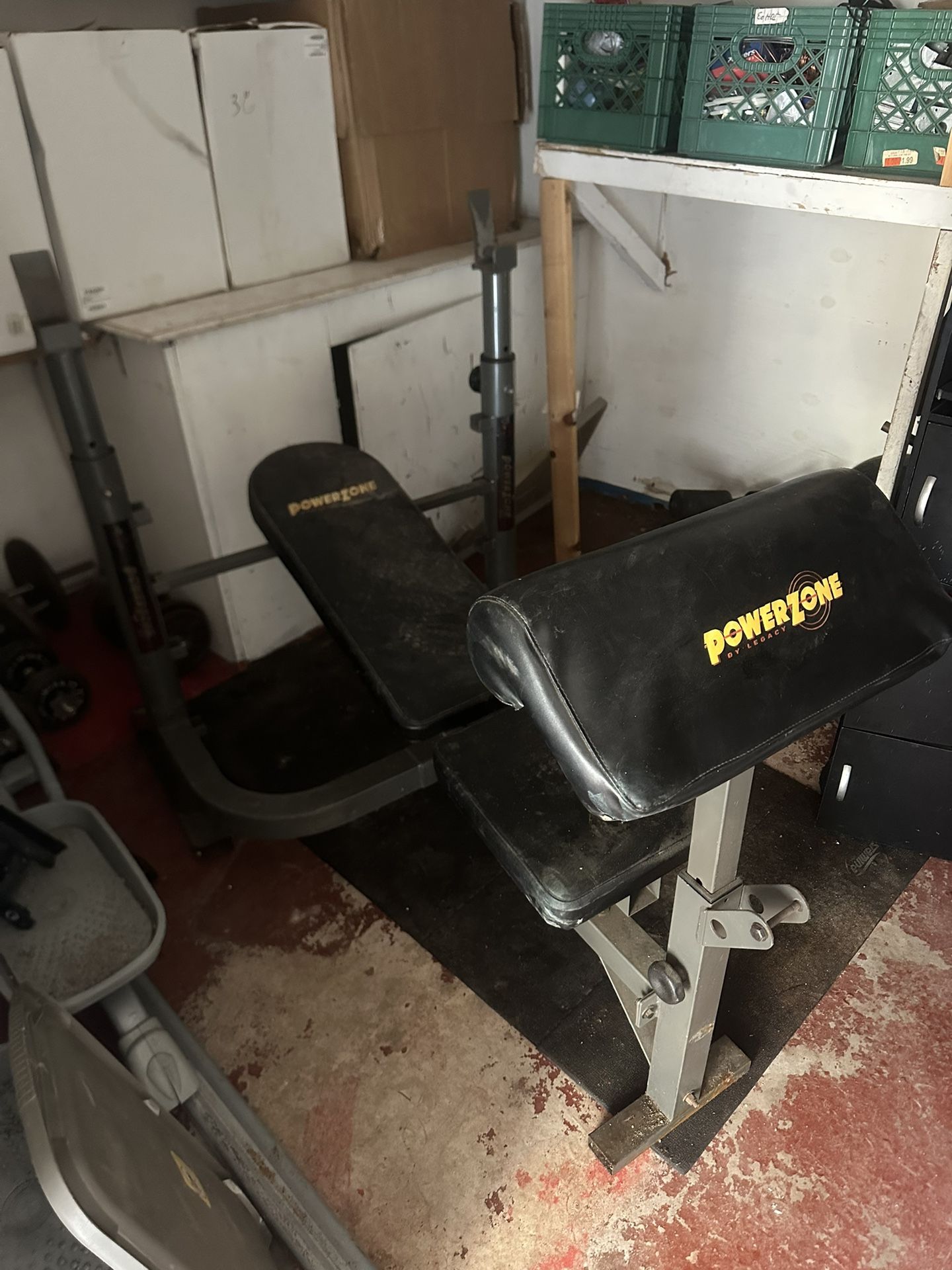 Power zone Adjustable weight bench