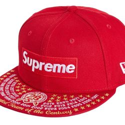 Supreme Undisputed Box Logo New Era Fitted 7 3/8 Hat