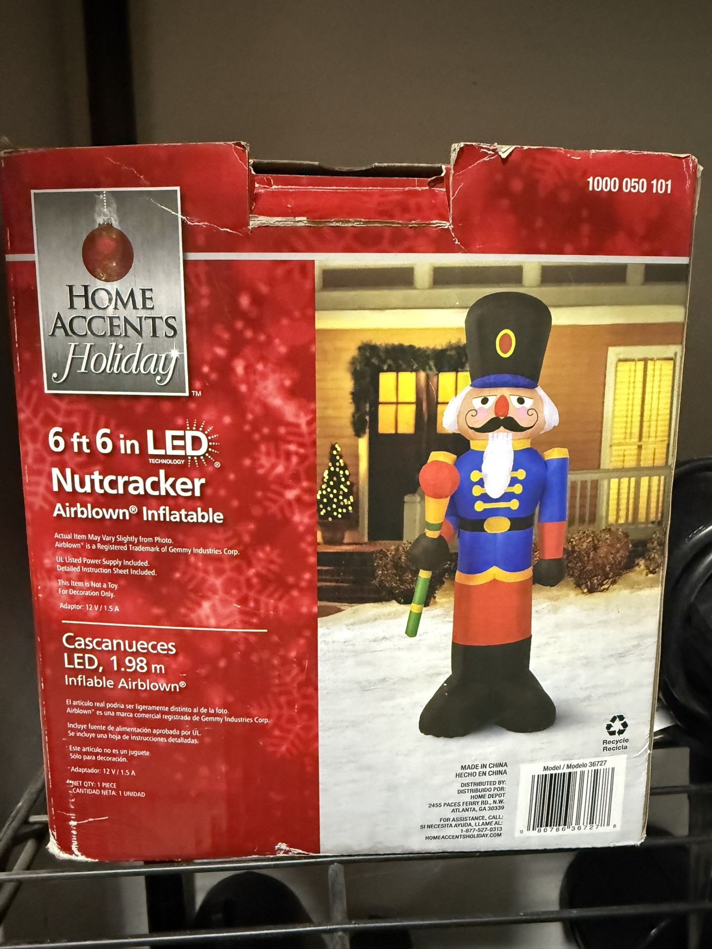 Drummer Boy Inflatable And Projection Lights