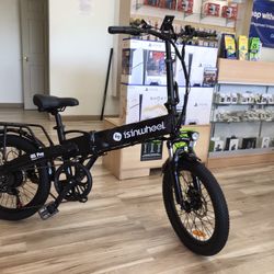 iSinwheel 20mph Folding E-Bike 