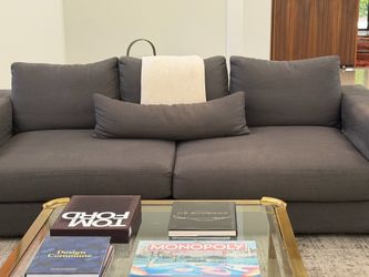 Two large sofas,