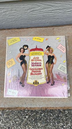 Gentlemen, prefer blondes with Marilyn Monroe and Jane Russell on 10 inch 33 RPM vinyl