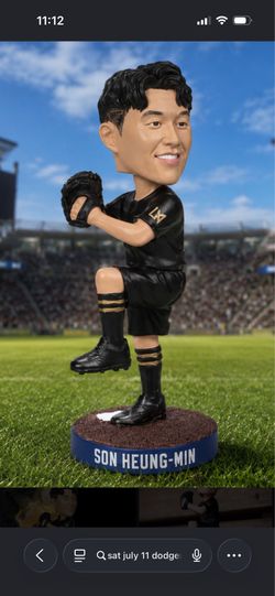 Son Hueng- Min LAFC / DODGERS COLLAB bobblehead  stadium give away! / looking to trade ONLY !!
