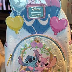 Stitch Moveable Valentines Hard Tag Loungefly. NWT. Pu Bridgewater 