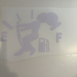 Female, Gas Sticker/Decal