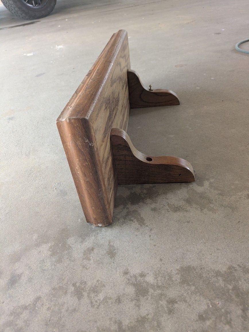 2 Oak Shelves