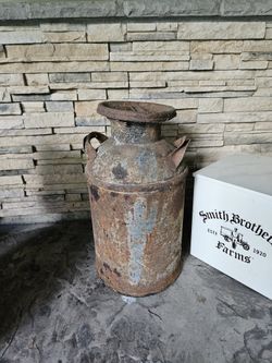 Large Antique Milkcan - 2.5ft Tall