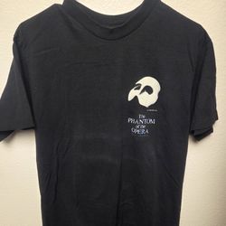 Vintage The Phantom of the Opera T Sz L Glow in the Dark Mask. C21