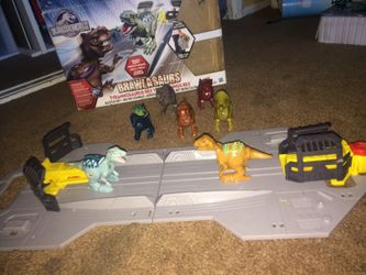 Jurassic Park Brawlasaurs Set (7 Dino's)