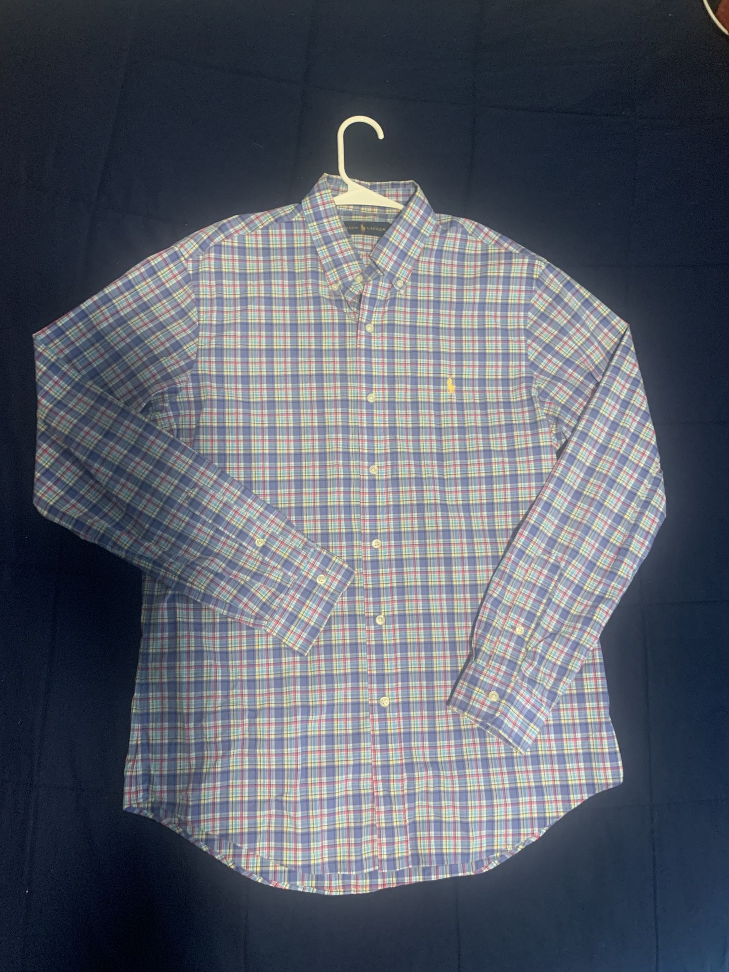 Polo Ralph Lauren colorful plaid button down dress shirt